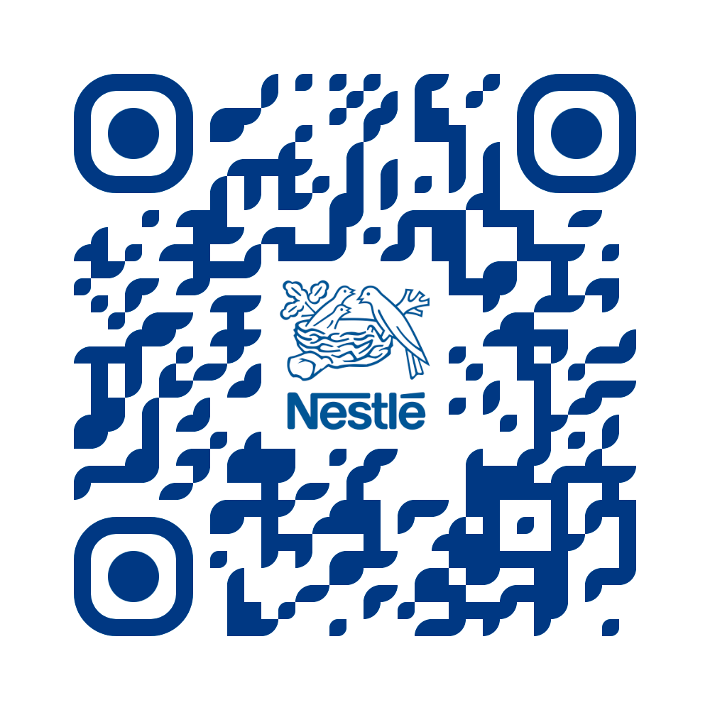 Custom QR code for Nestlé