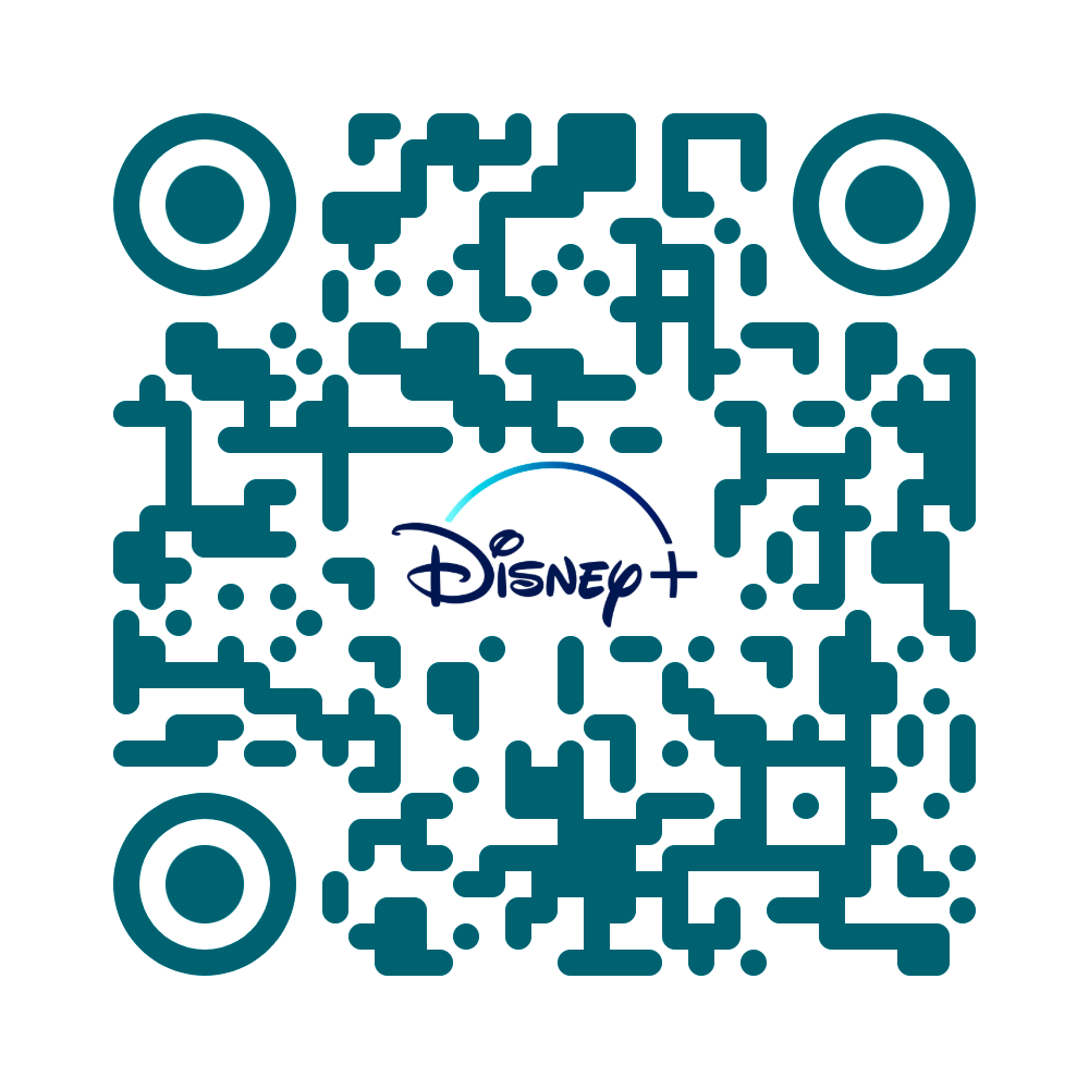Custom QR code for Disney