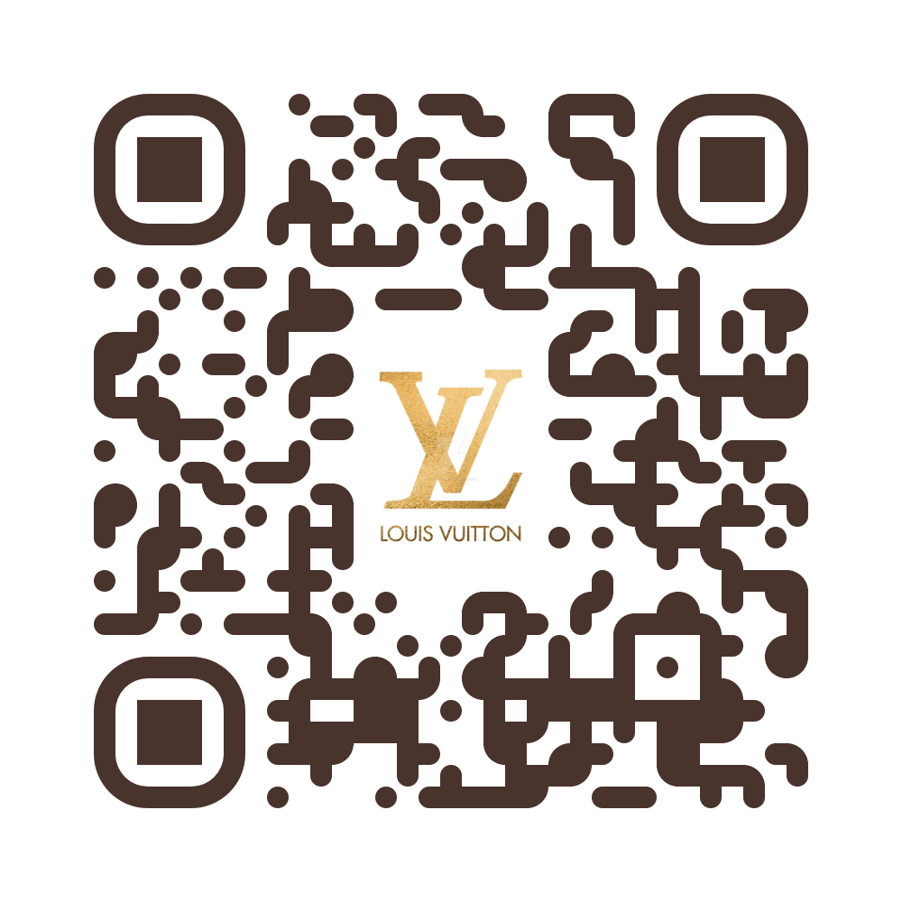 Custom QR code for Louis Vuitton
